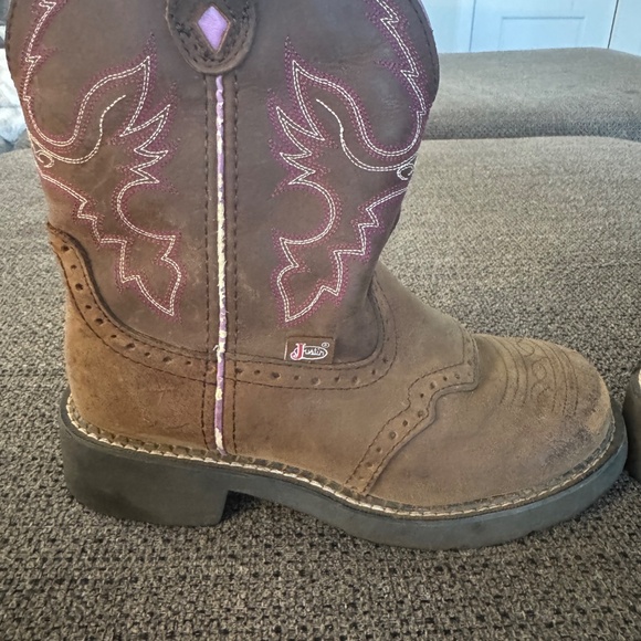 Justin Gypsy Western boots size 7b - Picture 2 of 6